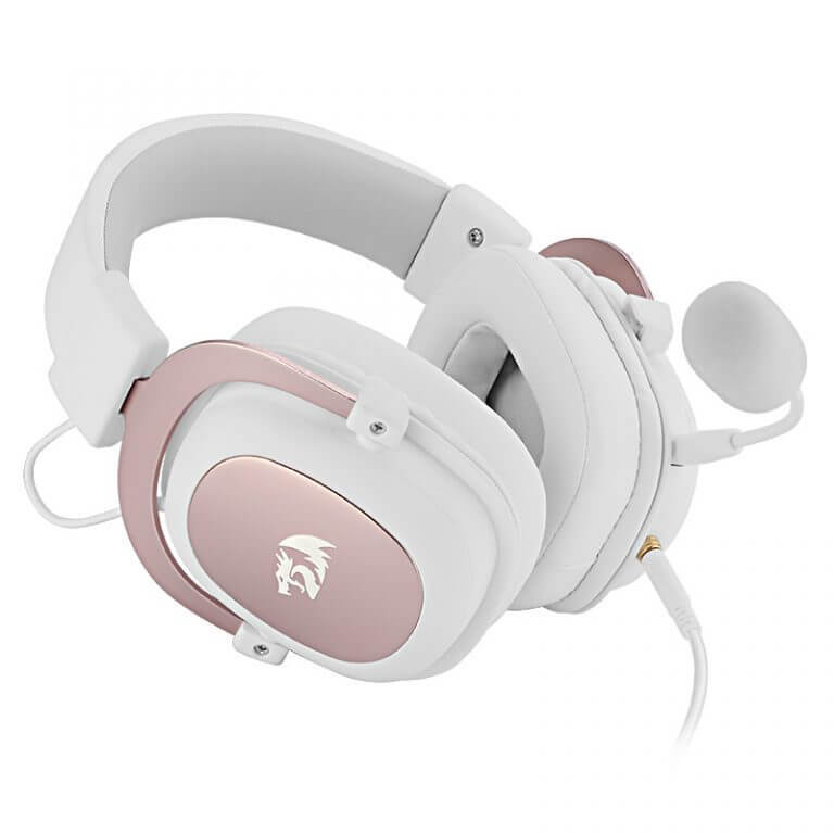 Redragon H510W Zeus 2 White Wired Gaming Headset - 7.1 Surround Sound - Memory Foam Ear Pads - 53MM Drivers - Detachable Microphone - Multi Platforms for PC, PS4/3 & Xbox One/Series X, NS Redragon H510W Zeus 2 White Wired Gaming Headset - 7.1 Surround Sound - Memory Foam Ear Pads - 53MM Drivers - Detachable Microphone - Multi Platforms for PC, PS4/3 & Xbox One/Series X, NS